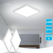 2X LED Deckenleuchte Kaltweiß