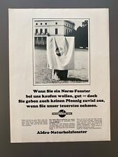 Aldra Naturholz Fenster Meldorf Holstein 1968 Vintage Ad Werbung Reklame