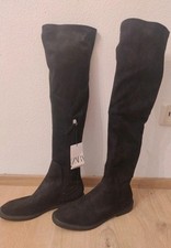 Zara Overknee Stiefel 38