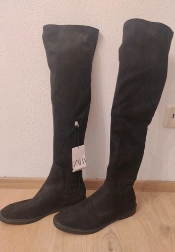 Zara overknee stiefel - zara, 38
