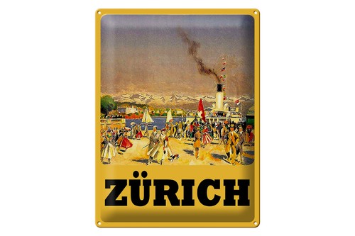 Blechschild reise 30x40 - blechschild,