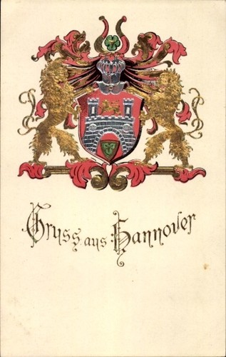 Präge wappen hannover - präge,