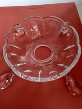 Tropfschale Glas, mit Behang