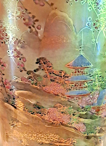 Antik fein handbemalte vase - antik,, fein,
