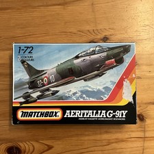 Matchbox 40034 1:72 Aeritalia Fiat G-91Y Flugzeug Modellbausatz Plastikmodell