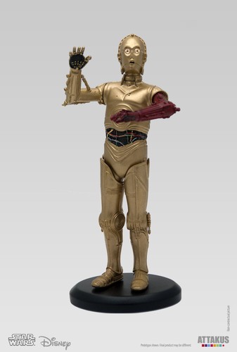 Resin figur 3po roter - resin, c-3po