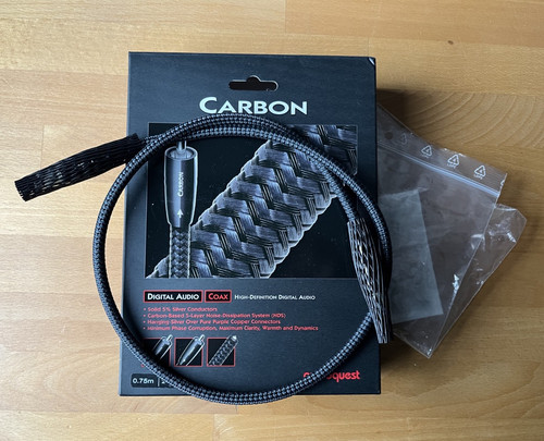 Audioquest carbon coax kabel - audioquest, coax-kabel