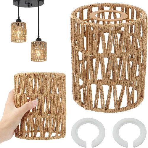 Rattan lampenschirm - rattan,