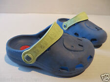 ANSEHEN # Elefanten CLOGS Gr. 22 blau Kinder Schuhe Haussschuhe Kiga Pantoffel