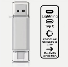 USB Stick 1TB 512 GB 256 GB 128 GB 64GB 32GB 16GB 8GB 4 GB 2.0 3.0 Usb Typ C OTG