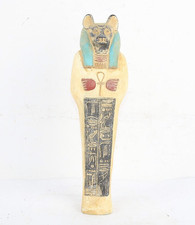 ALTE ÄGYPTISCHE Bastet Katze Bast PHARAONISCH Ushabti Shabti Grab Statue...