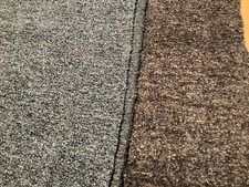 2 x Boucle Stoff Kleiderstoff
