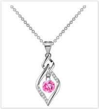 Damen Halskette Kristall