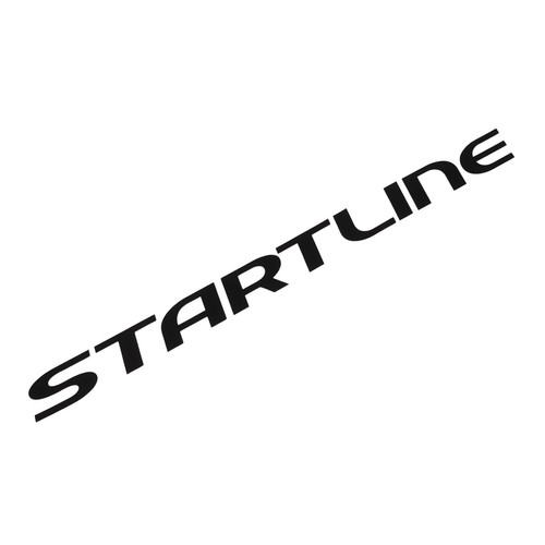 Schriftzug startline aufkleber - schriftzug,