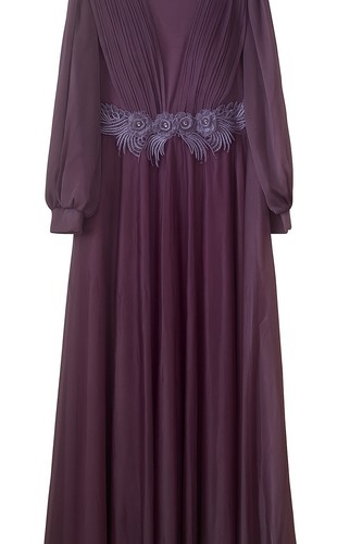 Elegantes lila abendkleid - elegantes,