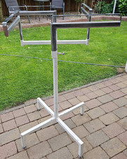 Drehständer Garderoben ständer Kleiderständer Schwerlast Kreuzständer Edelstahl