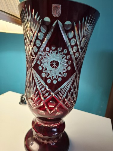 Kristall vase groß - vase,
