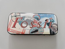 Metalldose Brillenbox Fossil