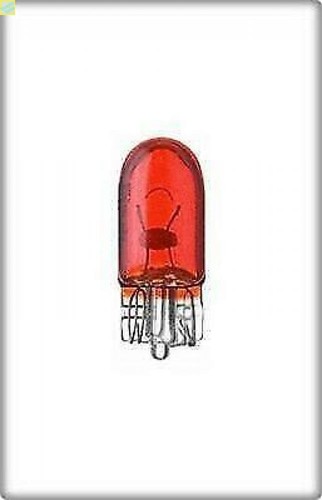 Glassockel birne rot w5w - glassockel-birne,