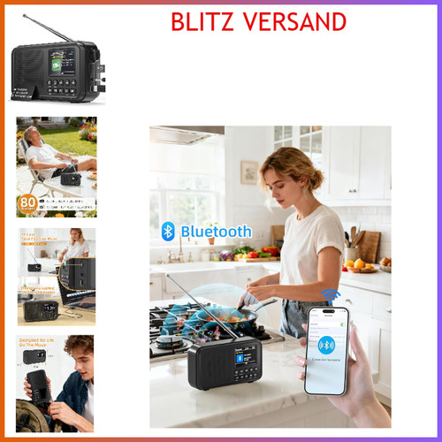 Dab radio tragbar mit - dab,