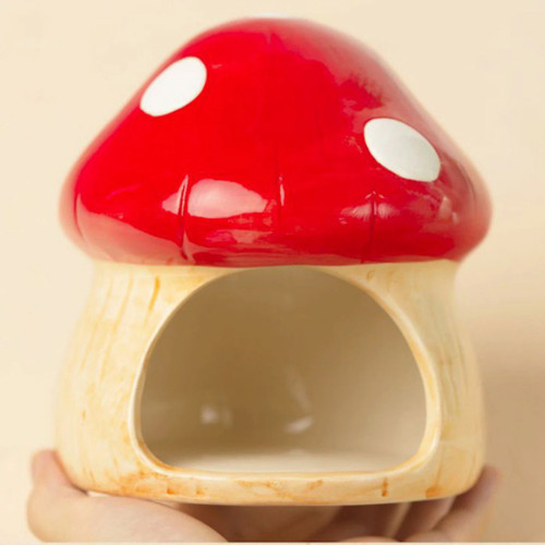 Keramik hamsterhaus pilz - keramik,