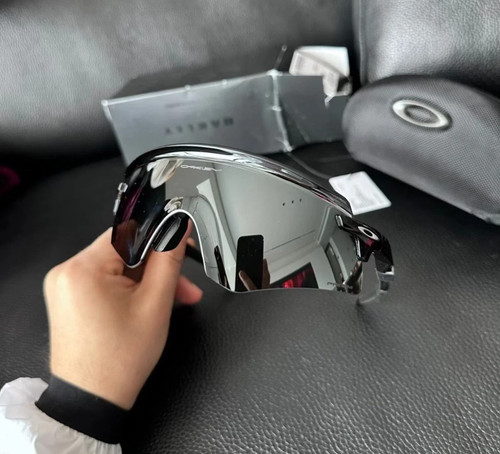 Oakley eye jacket silver - jacket,