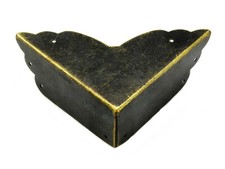 INWARIA Eckbeschlag Möbelbeschlag 2 Stk. Antikbeschlag Beschlag Zierteile, K-222