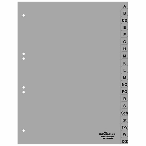Durable abc register - durable, a4
