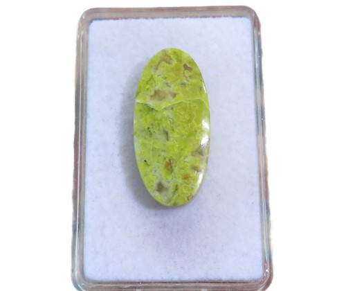 Grüner opal cabochon - grüner,
