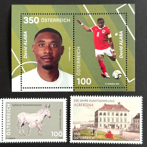 österreich 2026 einzelmarken - Österreich,