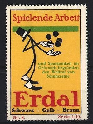 Reklamemarke erdal - reklamemarke,
