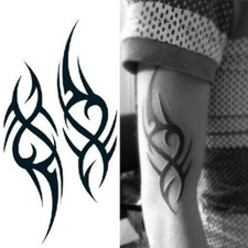 Men Temporary Tattoos Body Arm