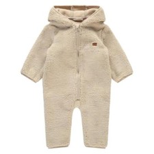 Babyface Teddy Overall für Babys | Kuscheliger Baby Einteiler mit Kapuze und Ohr
