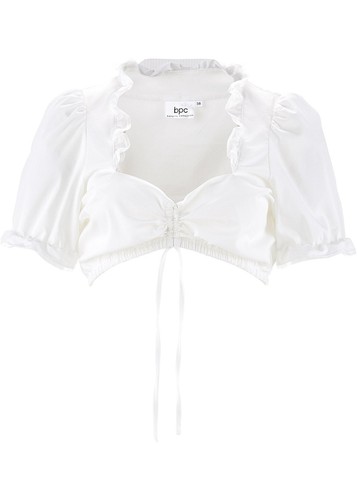 Dirndlbluse mit rüschen - dirndlbluse,