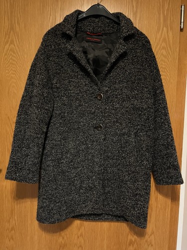 Damen mantel anthrazit - gr., 38