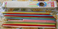 DDR Blumensteckkerzen kerzen 30cm bunt steckkerzen VEB Wittol Wittenberg IK