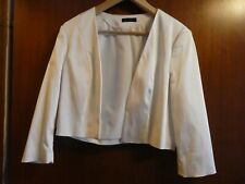 Bolero wollweiß Größe M 3/4 Arm  Brautjacke Damen Jacke festlich zum Brautkleid 