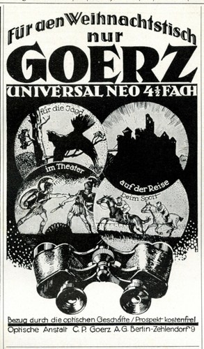 Fernglas goerz reklame - fernglas,