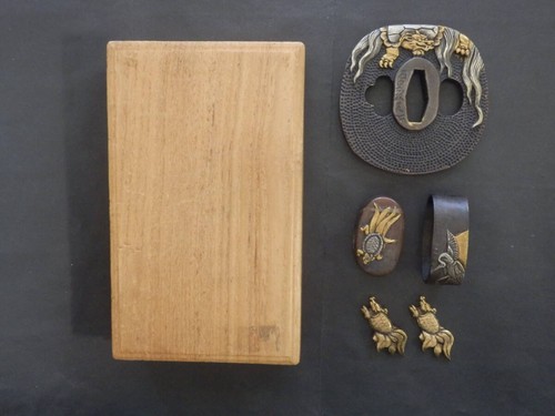 Japanisches tosogu set drache - tosogu,