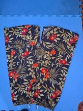 Hippie Boho Vintage  Rock Blumen A-Linie-Rock Maxirock mit Gehschlitzen 