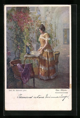 Künstler karl maria - künstler-ak,