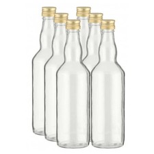 6 Glasflaschen 500 ml leere
