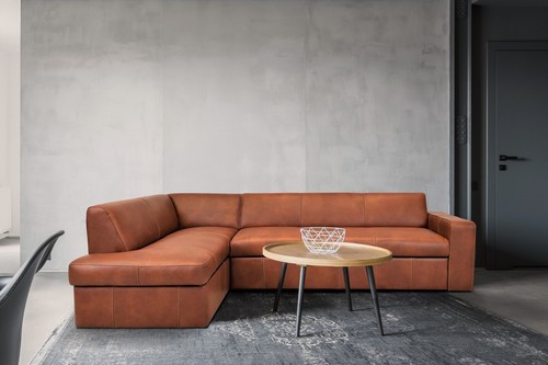 Hochwertiges echtleder ecksofa - hochwertiges,