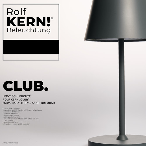 Led tischleuchte rolf kern - rolf,