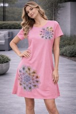 Kleid mit pfauenfeder - kleid,