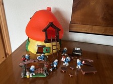 Schlumpf Haus + Zubehör und ältere Schlümpfe - Bully Peyo - vintage - Sammlung ✅
