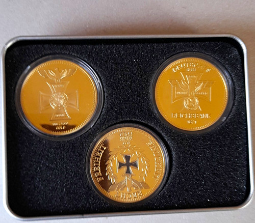 3er gold medaillen set - 3er, gold-medaillen-set