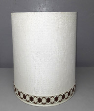 Lampenschirm Baumwolle oder Leinen Stoff Groß 45,5x39 cm  M 9