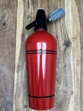 Sodaspender - Syphon für Wasser - rot - Höhe ca. 33 cm Sprudler