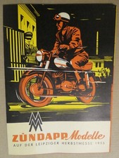 ZÜNDAPP  Prospekt MODELLE